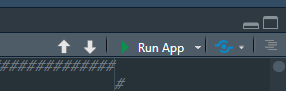 Run app.r in RStudio